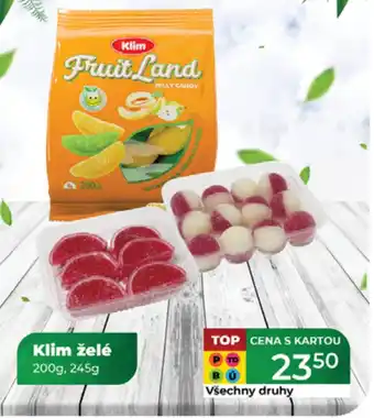 Tamda Foods Klim želé nabídka