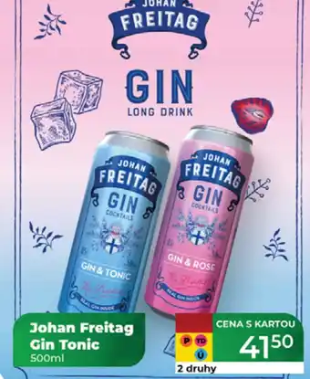 Tamda Foods Johan Freitag Gin Tonic nabídka