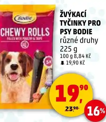 Penny Market BODIE Žvýkací tyčinky pro psy nabídka