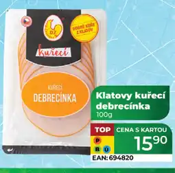 Tamda Foods Klatovy kuřecí debrecínka nabídka