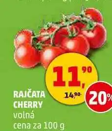 Penny Market RAJČATA CHERRY volná, 100 g nabídka