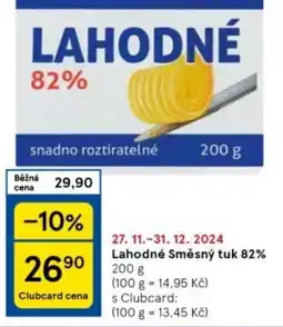 Tesco Lahodné směsný tuk 82% nabídka