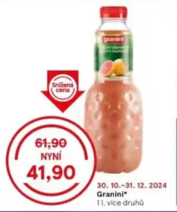 Tesco Granini nabídka