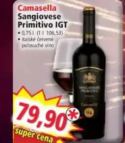 Norma CAMASELLA Sangiovese primitivo igt nabídka