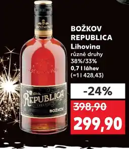 Kaufland BOŽKOV REPUBLICA Lihovina nabídka