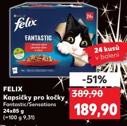 Kaufland FELIX Kapsičky pro kočky nabídka