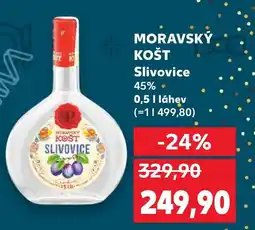 Kaufland MORAVSKÝ KOŠT Slivovice nabídka