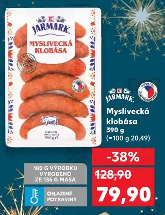 Kaufland Myslivecká klobása nabídka