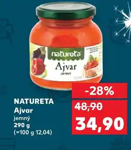 Kaufland NATURETA Ajvar nabídka