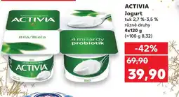 Kaufland Activia jogurt nabídka