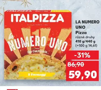 Kaufland LA NUMERO UNO Pizza nabídka