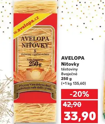 Kaufland AVELOPA Niťovky nabídka