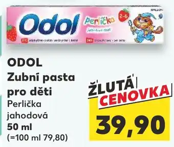 Kaufland ODOL Zubní pasta pro děti nabídka