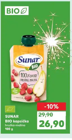 Kaufland SUNAR BIO kapsička nabídka
