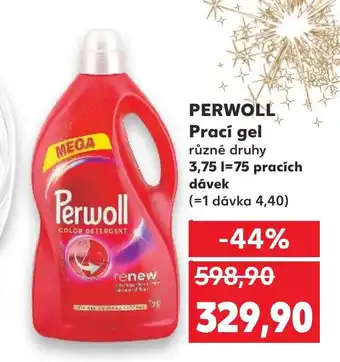 Kaufland PERWOLL Prací gel různé druhy nabídka