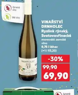Kaufland Vinařství drnholec svatovavřinecké nabídka
