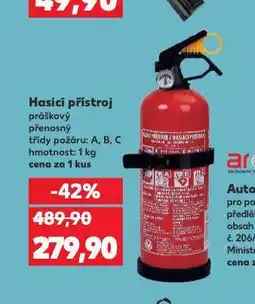Kaufland Hasicí přístroj nabídka