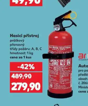 Kaufland Hasicí přístroj nabídka