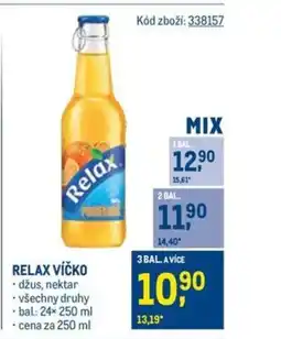 Makro RELAX Víčko nabídka