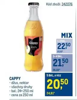 Makro CAPPY nabídka