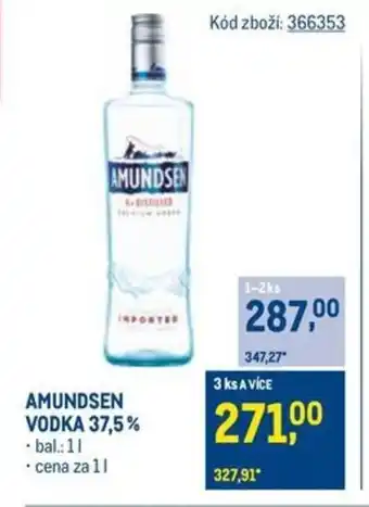 Makro AMUNDSEN Vodka 37,5% nabídka