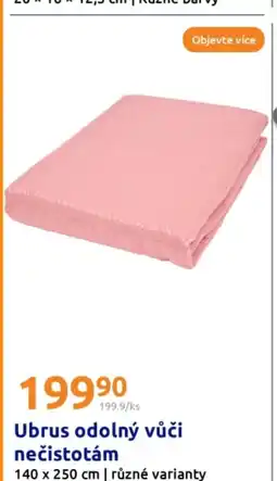 Ubrus odolný vůči nečistotám