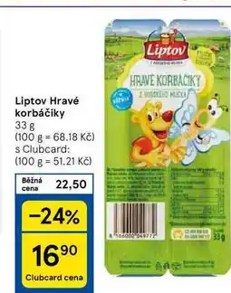 Tesco Liptov Hravé korbáčiky, 33 g nabídka