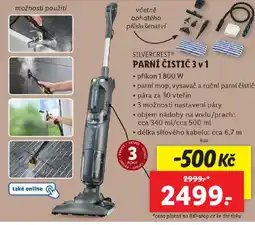 Lidl SILVERCREST® Parní čistič 3 v 1 nabídka