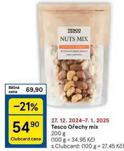 Tesco Tesco Ořechy mix, 200 g nabídka