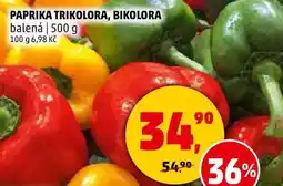 Penny Market PAPRIKA TRIKOLORA, BIKOLORA balená, 500 g nabídka