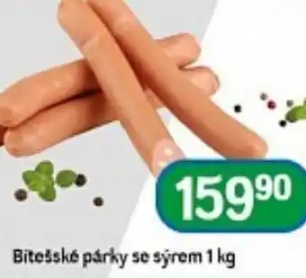 Brněnka Bitešské párky se sýrem nabídka