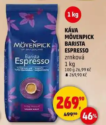 Penny Market KÁVA MÖVENPICK BARISTA ESPRESSO zrnková, 1 kg nabídka