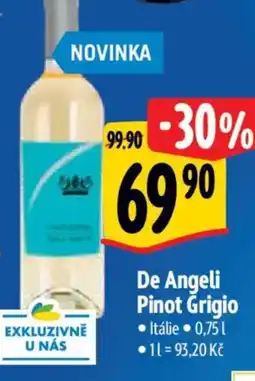 Albert De Angeli Pinot Grigio nabídka