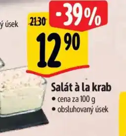 Albert Salát à la krab nabídka
