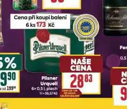 Billa Pivo pilsner urquell nabídka