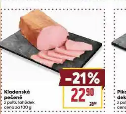 Billa Kladenská pečeně nabídka