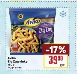 Billa Aviko zig zag vlnky nabídka