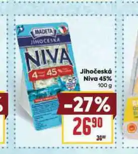 Billa Jihočeská niva 45% nabídka