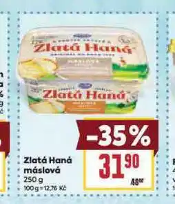 Zlatá haná máslová