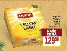 Billa Lipton yellow label nabídka