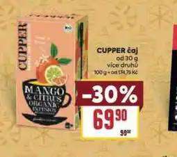 Billa Cupper čaj nabídka