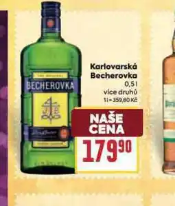 Billa Karlovarská becherovka nabídka