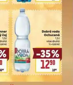Billa Dobrá voda ochucená nabídka