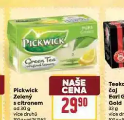 Billa Pickwick zelený s citronem nabídka