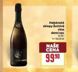 Billa Habánské sklepy šumivé víno nabídka