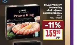Billa Billa premium prawn ring s koktejlovou a chilli omáčkou nabídka
