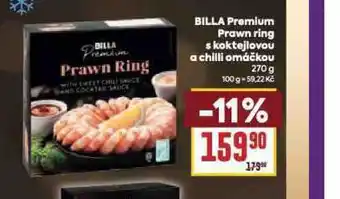 Billa Billa premium prawn ring s koktejlovou a chilli omáčkou nabídka