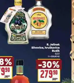 Billa R. jelínek slivovice, hruškovice budík nabídka