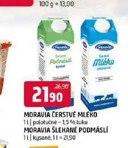 Terno Moravia šlehané podmáslí nabídka