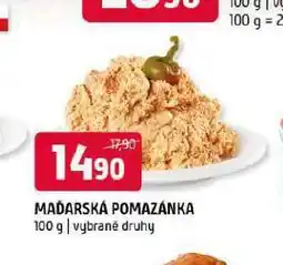 Terno Maďarská pomazánka nabídka